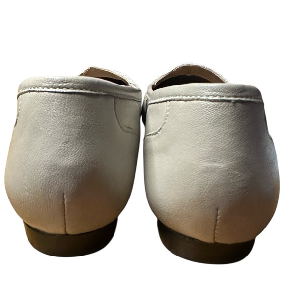 ARRAY Haircalf Metallic Speckle Square Toe Loafers Flats Size 9N, neutral, chic - Picture 5 of 10